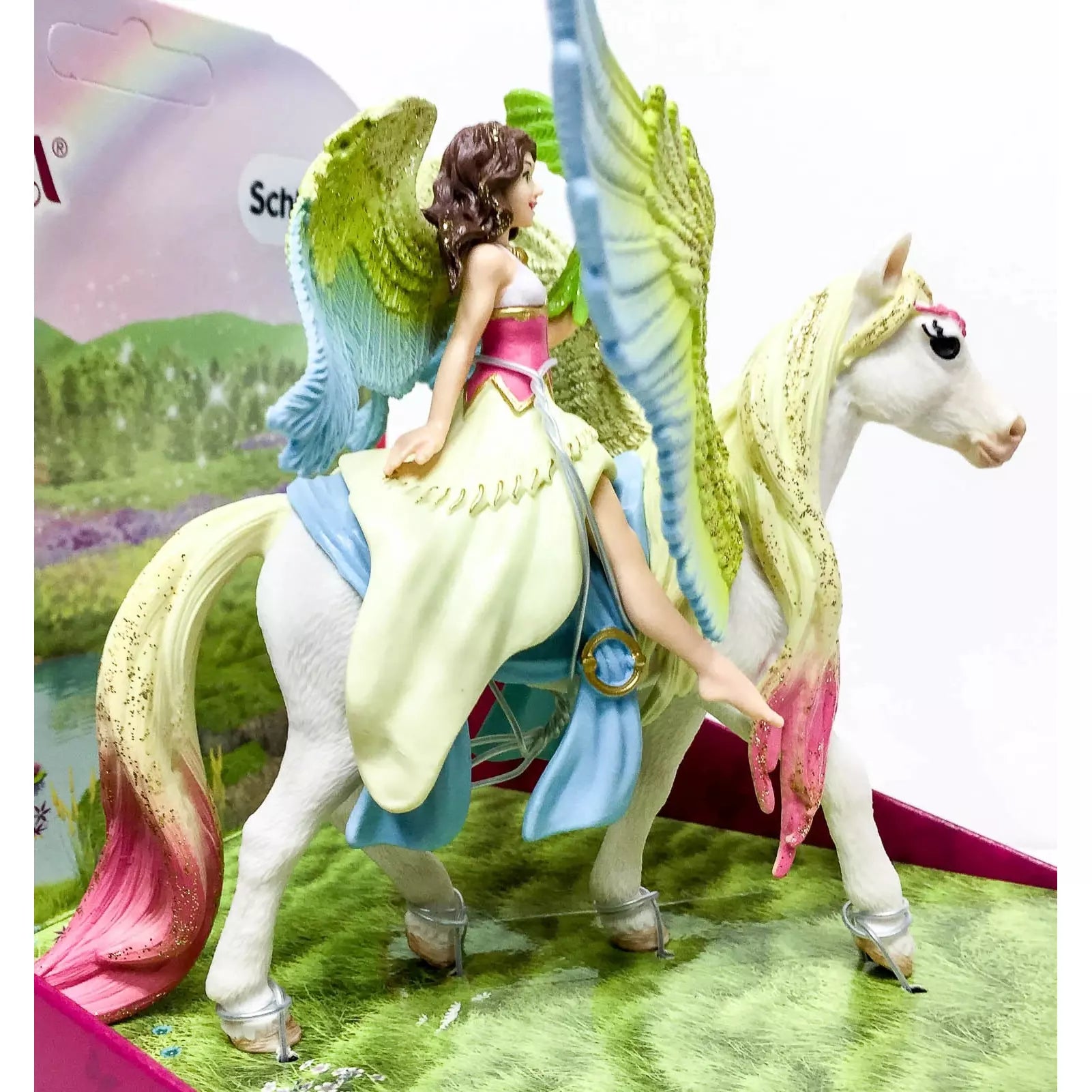 Fairy Surah with Glitter Pegasus - Magical Unicorn Toy for Kids, Perfect for Birthday Gifts & Fantasy Playtime