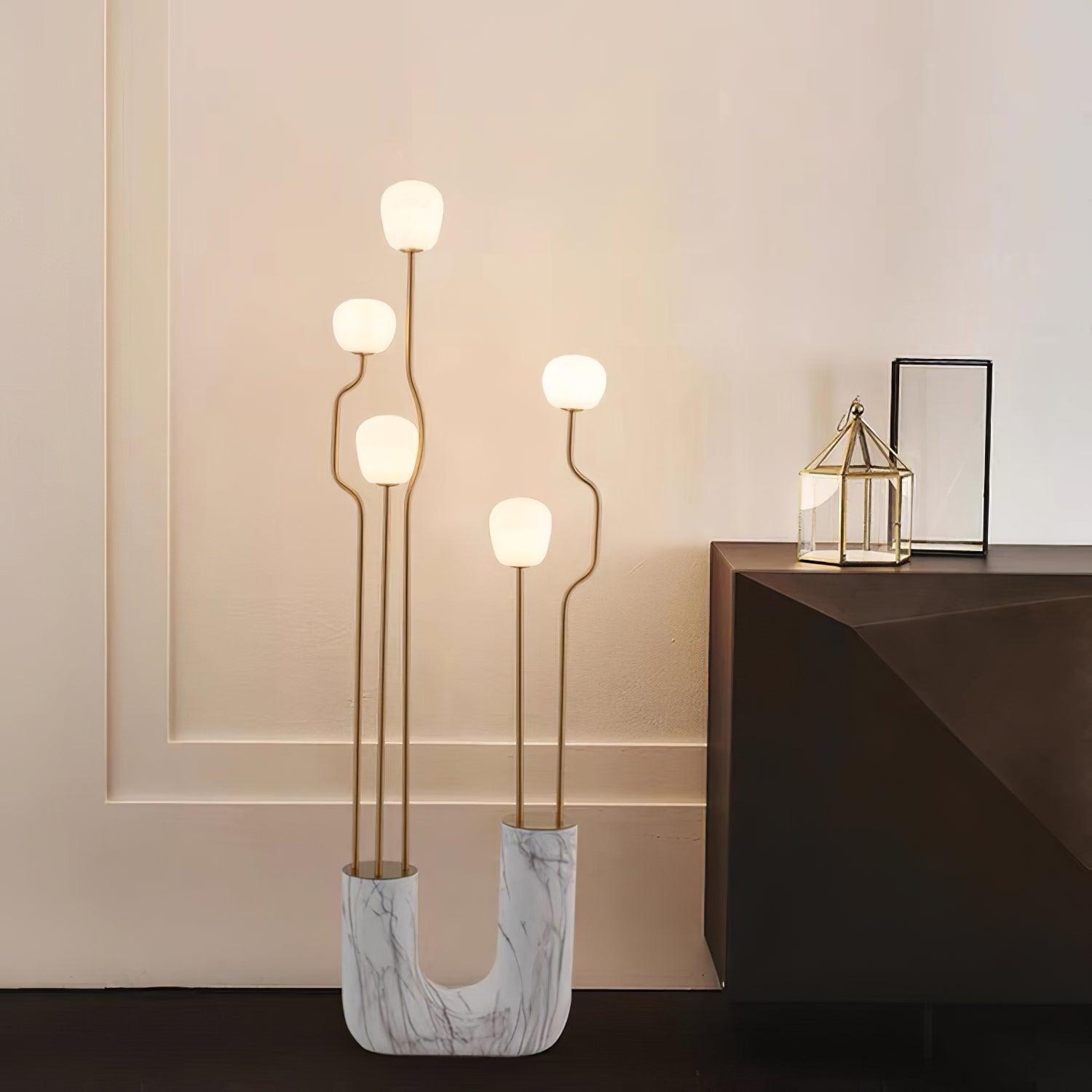 Modern Comet Floor Lamp - Adjustable LED Standing Light for Living Room, Bedroom & Office - Bright & Energy Efficient Home Decor Lighting