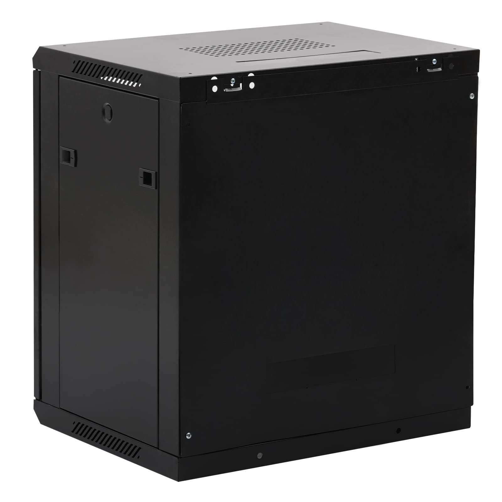 19 Inch Wall Mount Network Server Rack Cabinet - Heavy Duty Data Center & Home Office Equipment for IT, AV, and Networking Storage Solutions