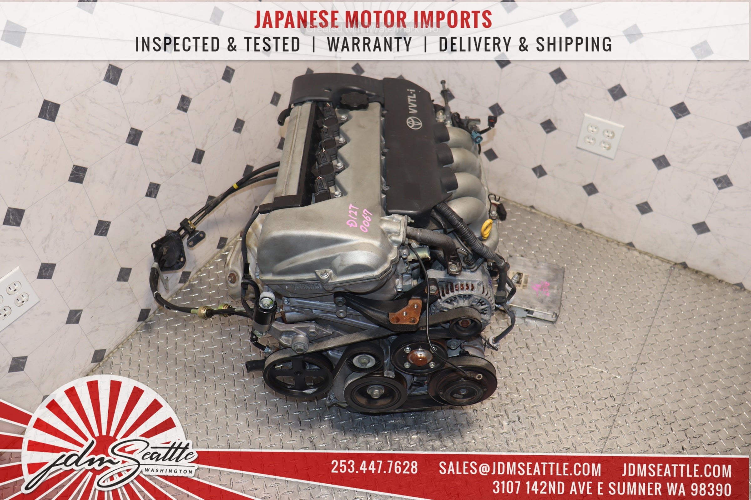 JDM 2000-2005 Toyota Celica GT-S 2ZZ-GE VVT-i Engine with 6-Speed Manual Transmission - High Performance Upgrade for Racing & Street Driving