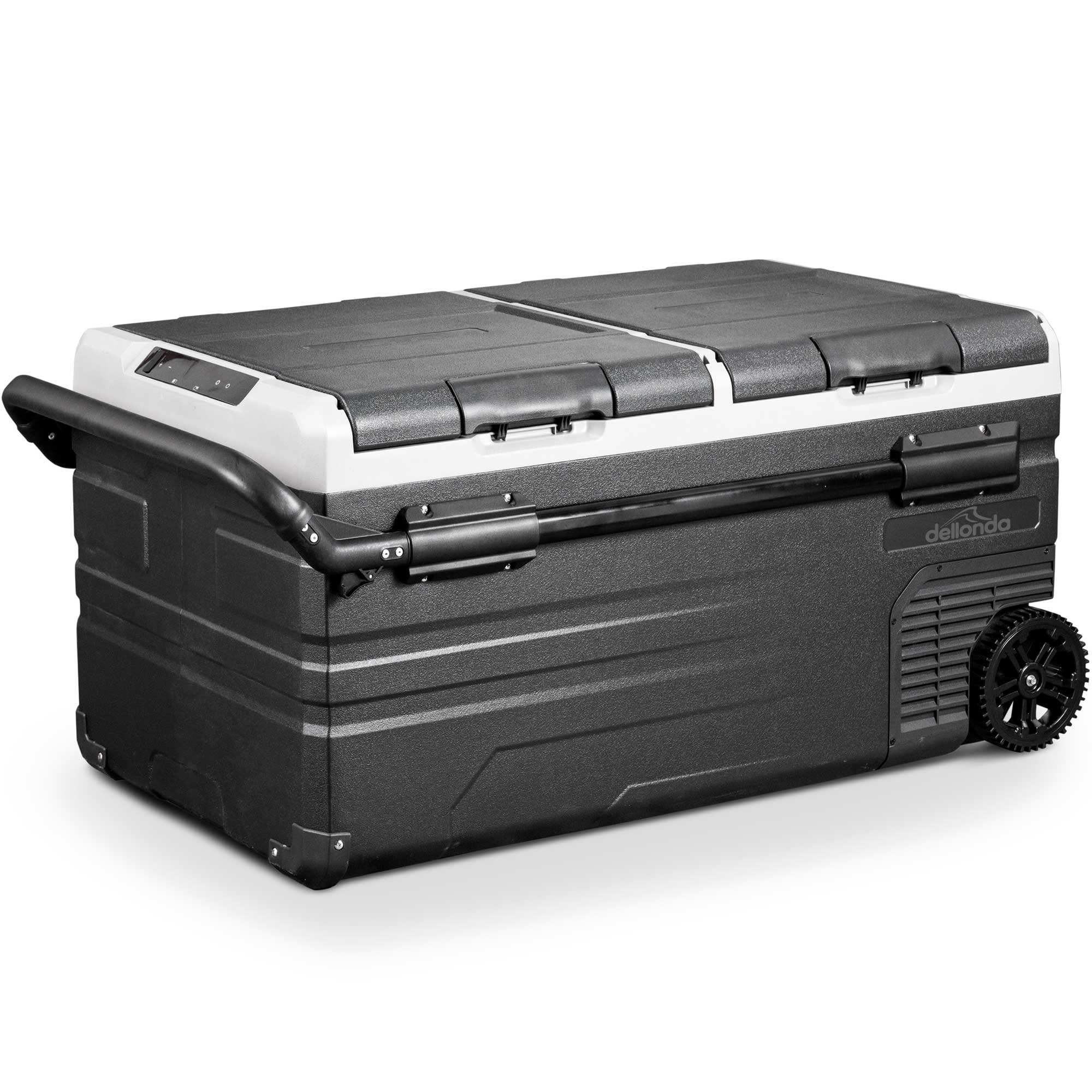 95L Portable Car Fridge Freezer - 12V/24V Dual Zone Compressor Cooler for Road Trips, Camping & Outdoor Adventures | DL128 Model