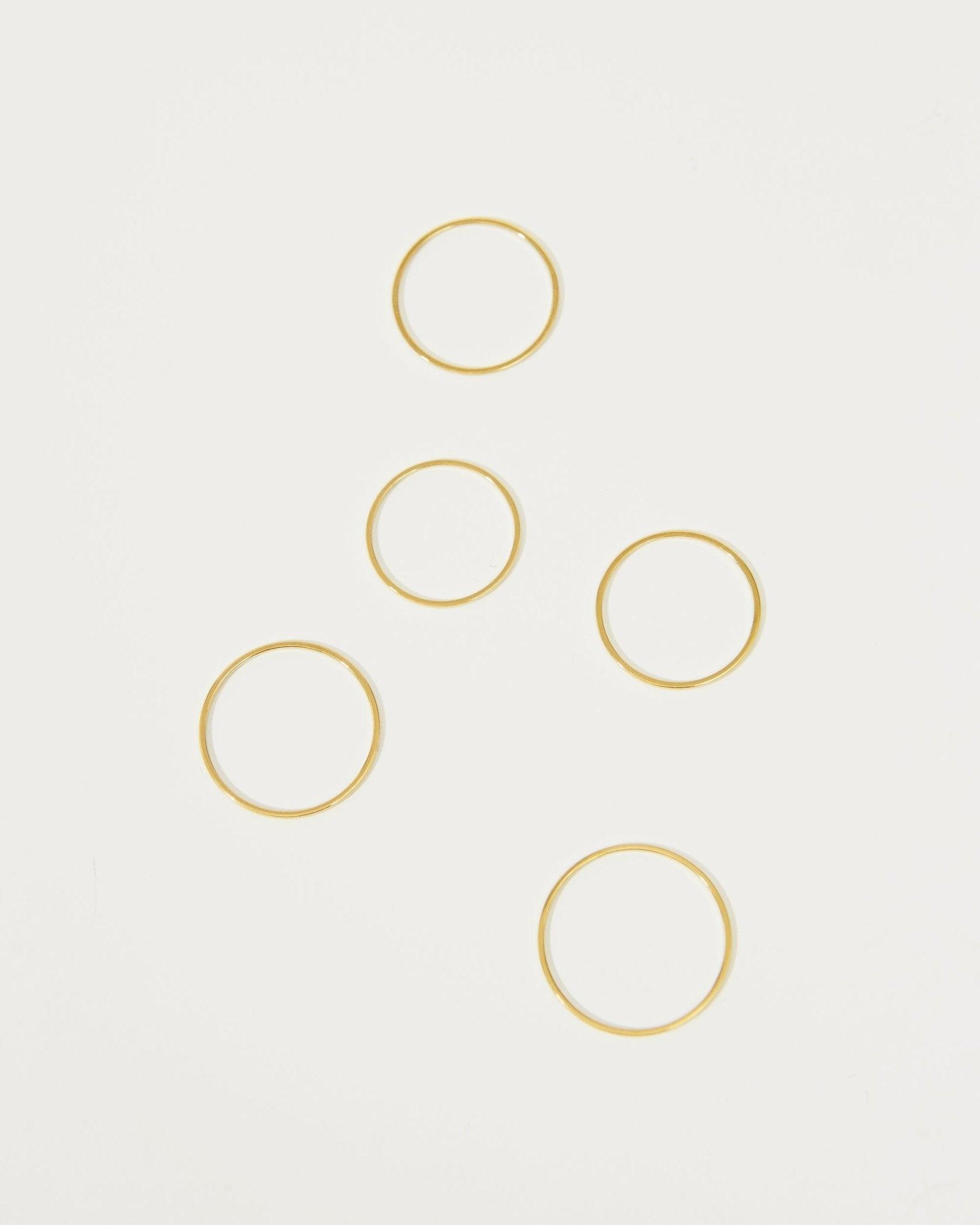 Thin Stacker Ring - Dainty Layering Rings for Women - Perfect for Everyday Wear, Stacking & Gift Giving