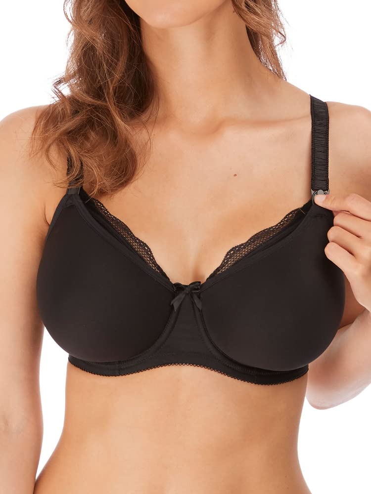 Freya Women's Pure Underwire Moulded Nursing Bra - Comfortable & Supportive for Breastfeeding Moms - Perfect for Daily Wear, Maternity & Postpartum Use