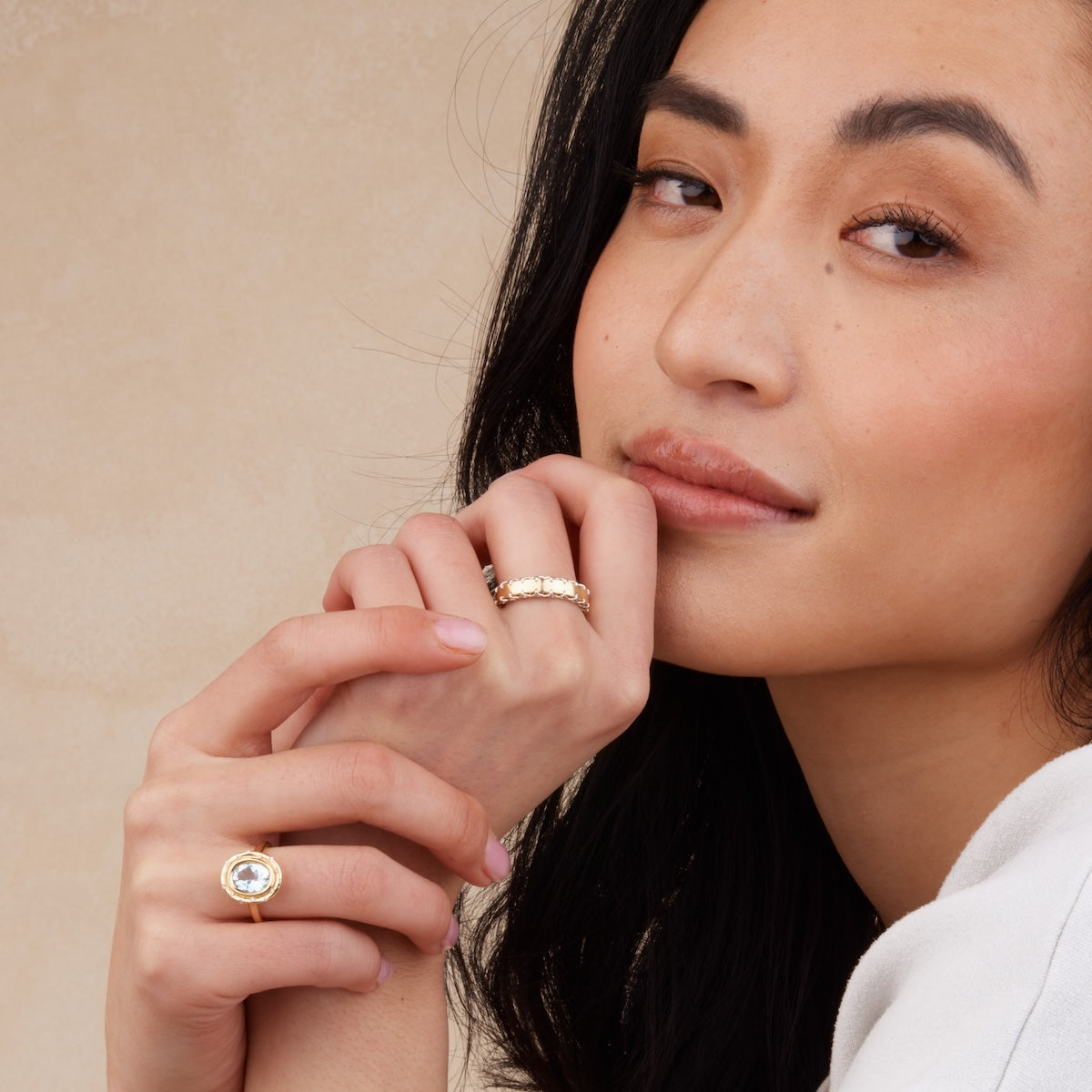 Elegant Stitched Ring for Women - Handmade Boho Jewelry - Perfect for Weddings, Parties & Everyday Wear