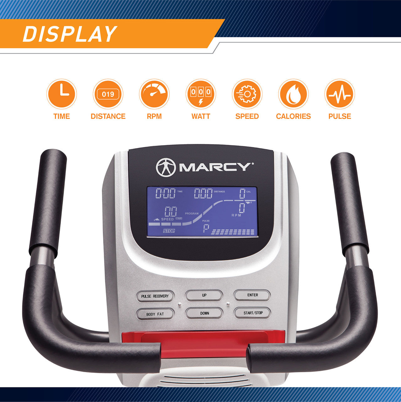 Marcy ME 706 Magnetic Recumbent Exercise Bike for Home Gym - Low Impact Cardio Workout for Seniors & Rehab | Perfect for Small Spaces & Physical Therapy