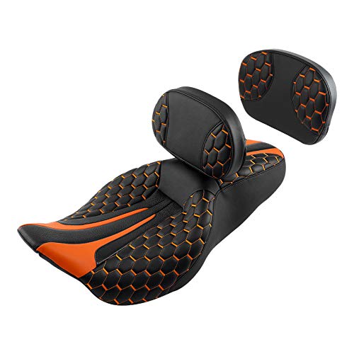 B Seat+2 Backrests Black Orange