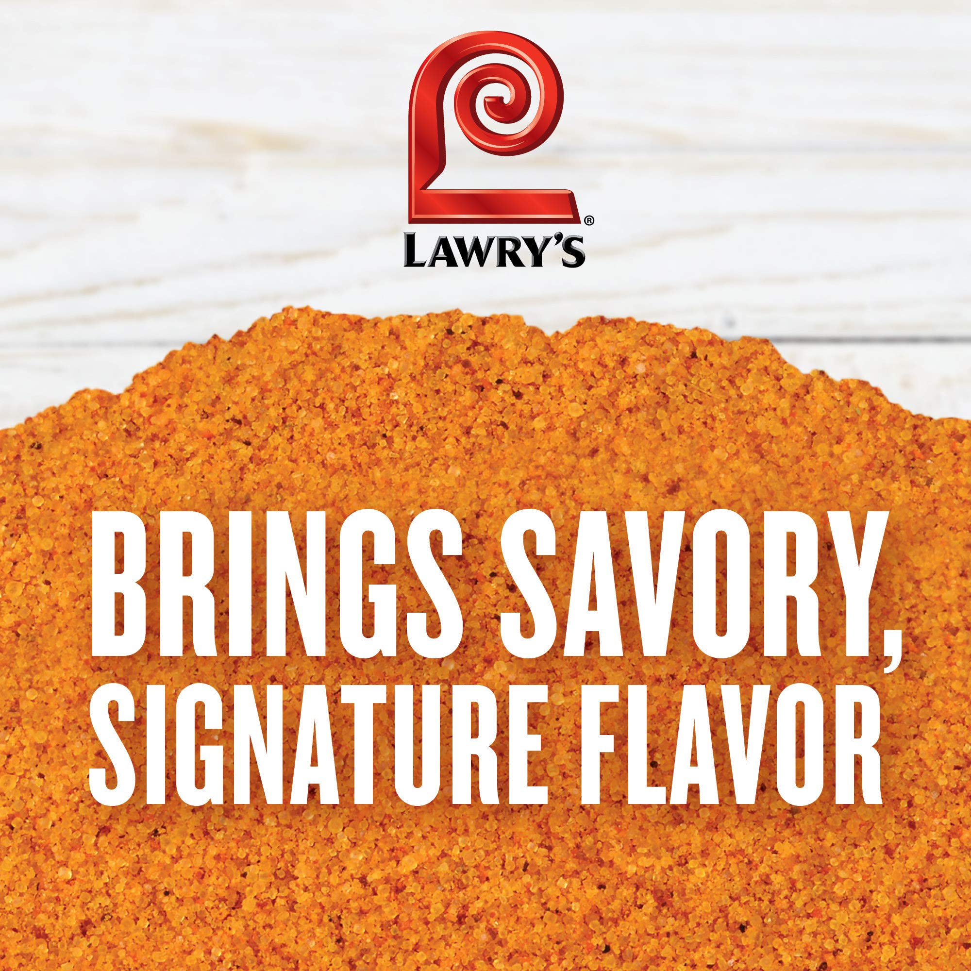 Lawry's Seasoned Salt 50 lb Bulk - Restaurant-Grade All-Purpose Seasoning Blend with Garlic, Turmeric & Spices | Perfect for Commercial Kitchens, Catering & Food Service | Kosher Certified