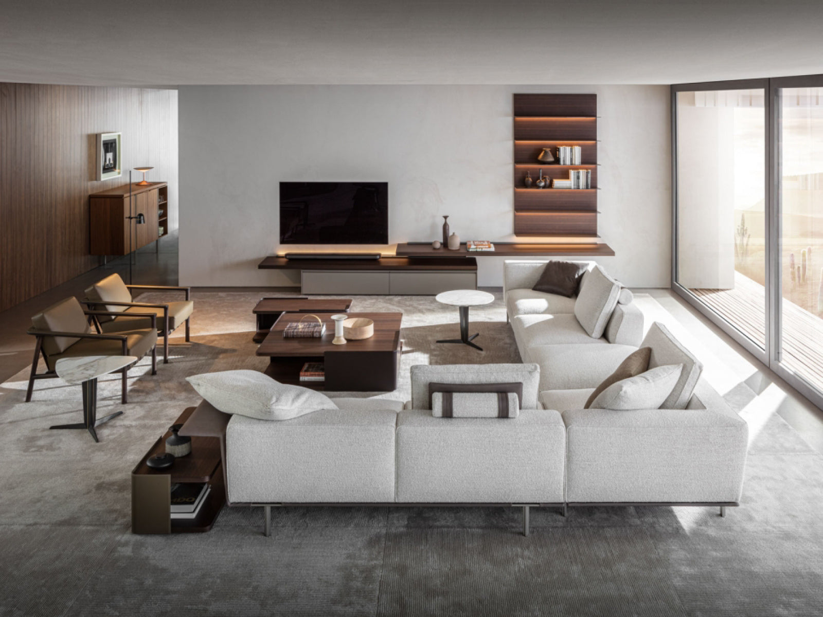 Gregor Modular Sofa - Customizable Sectional Couch for Living Room, Modern L-Shaped Sofa with Reversible Chaise, Soft Fabric Upholstery - Perfect for Small Spaces, Apartments & Home Theater Seating
