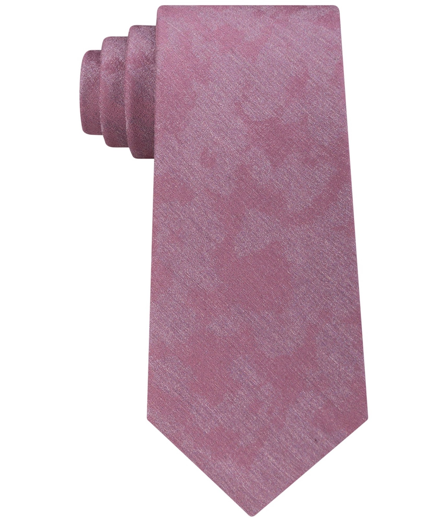Calvin Klein Men's Chalk Camouflage Tie - Slim Skinny Necktie for Business, Wedding & Formal Occasions
