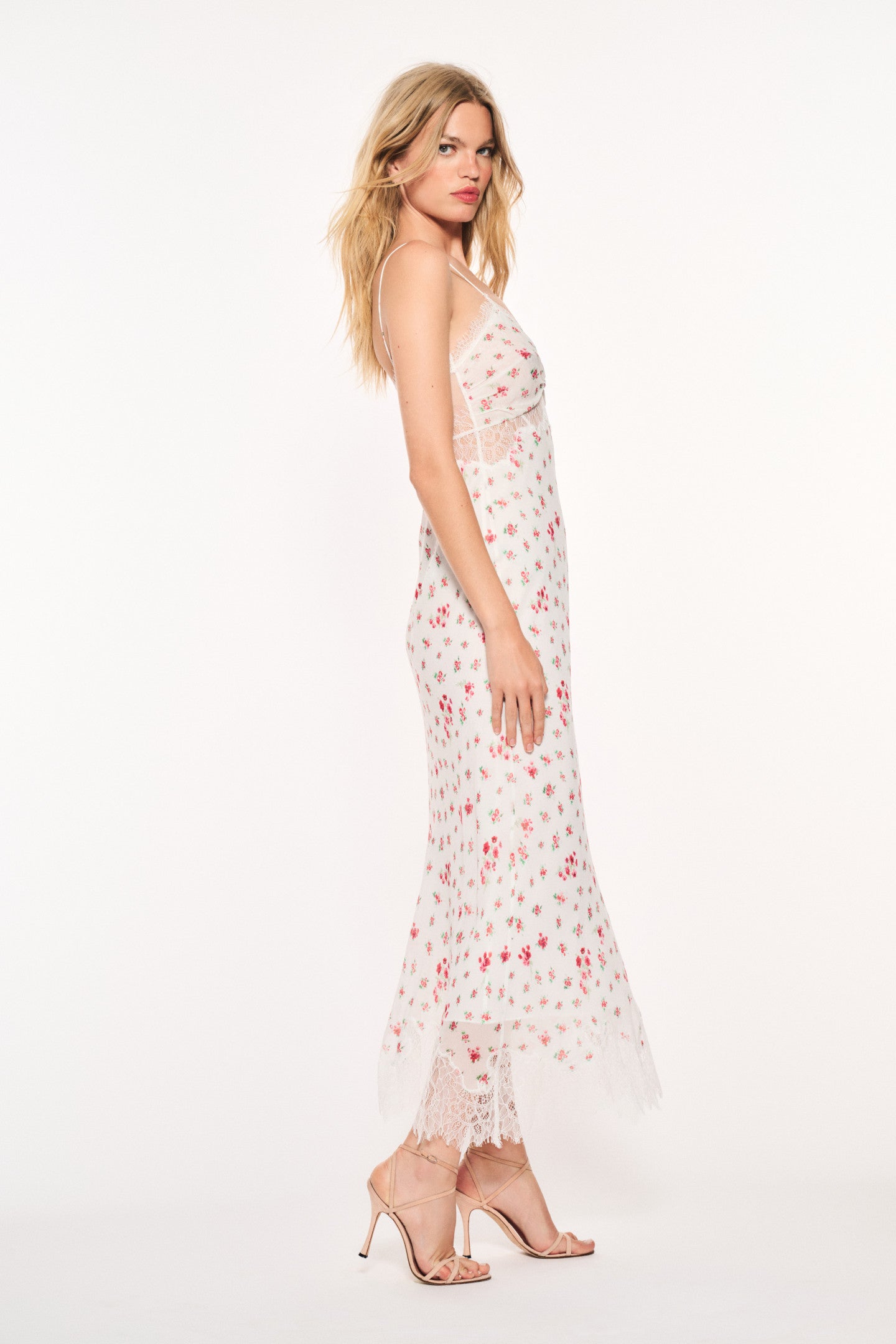 Bristelle Floral Maxi Slip Dress - Women's Flowy Summer Dress with Adjustable Straps | Perfect for Beach, Vacation, and Date Night Outfits