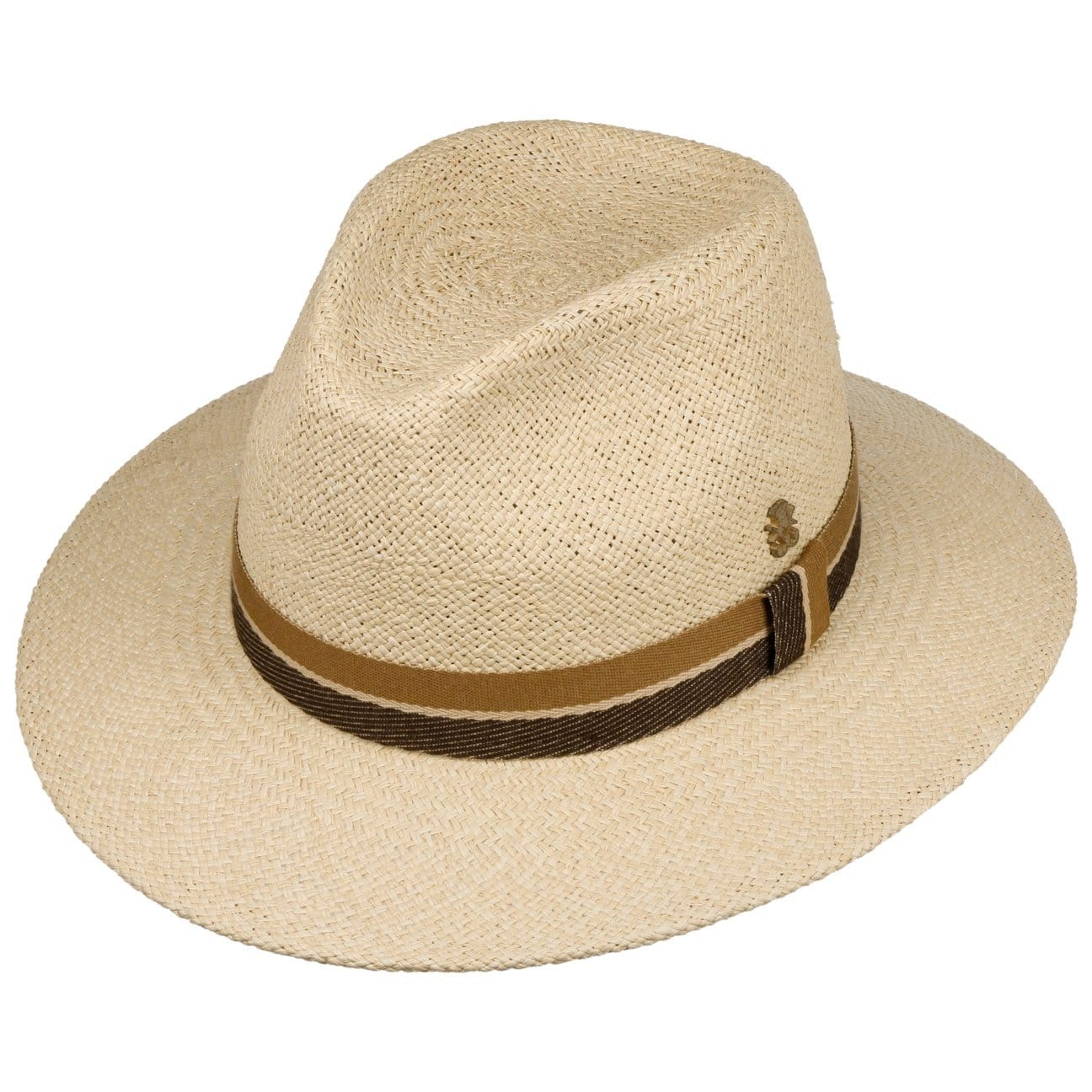 Andrew Farmer Panama Hat Zechbauer by Mayser - Premium Straw Fedora Hat for Men, Breathable Summer Sun Hat with Wide Brim, Perfect for Beach, Outdoor, Travel and Casual Wear