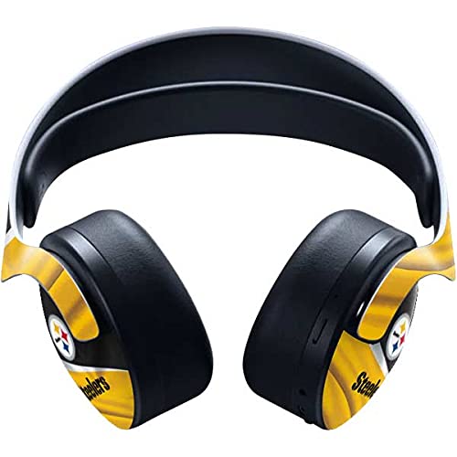 Officially Licensed NFL Pittsburgh Steelers PS5 Pulse 3D Wireless Headset Skin - Custom Decal Gaming Cover for Sony PlayStation 5 Accessories | Perfect for Gamers & Sports Fans