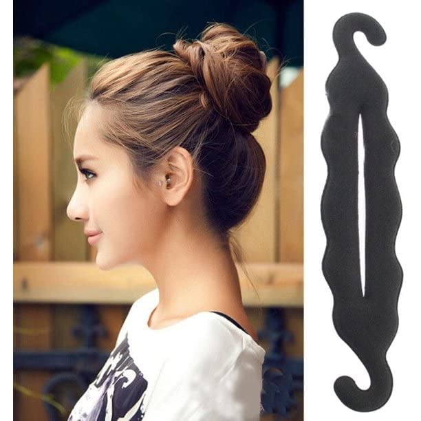 Fashion Fitoor - 1 Piece Bun Clip Hair Donut Maker | Magic Twist & Tie Hair Curler | DIY Sponge Bun Maker for Women & Girls | Perfect for Parties, Weddings & Everyday Styling