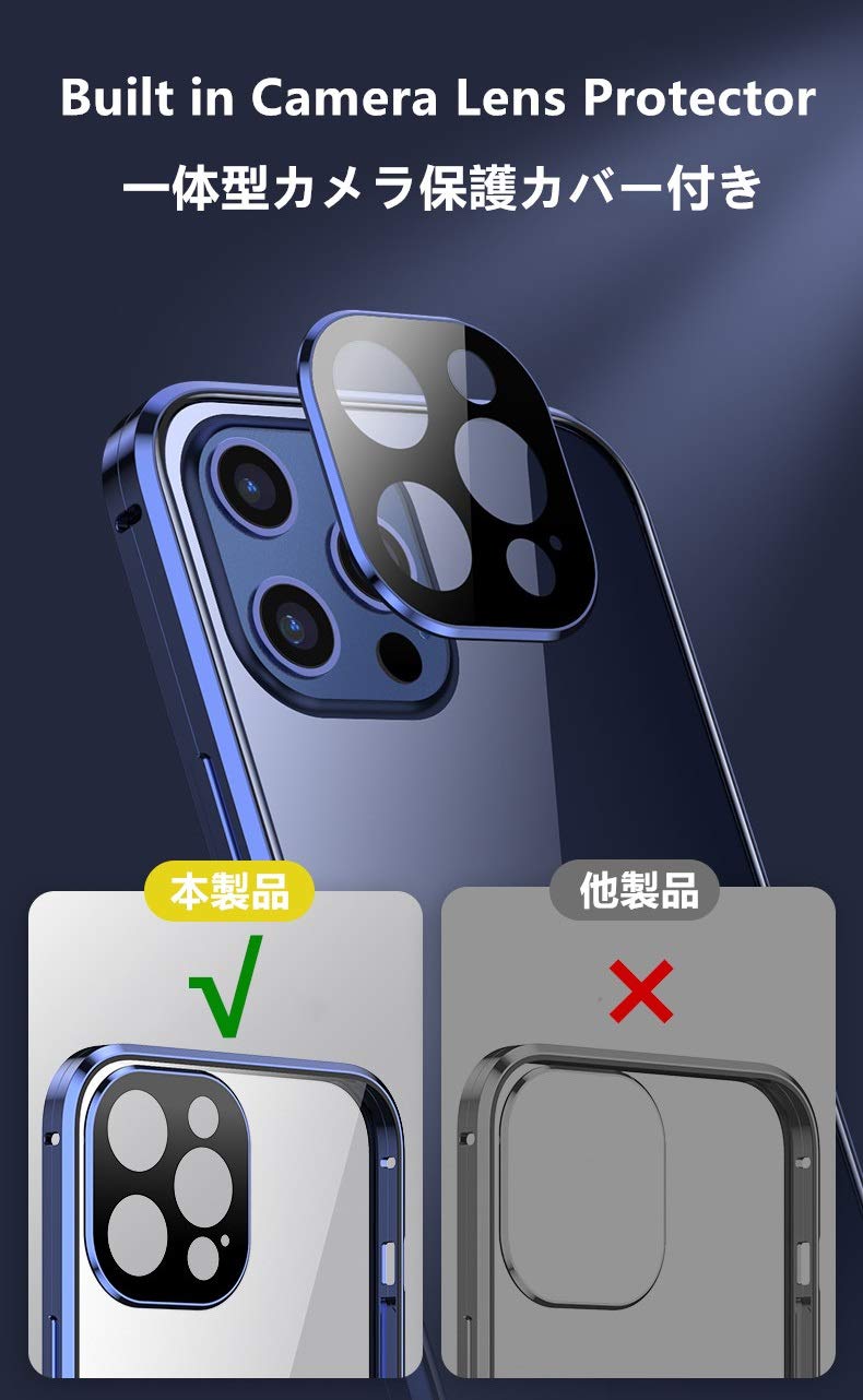 Lockable Magnetic Case for iPhone 11 Pro - 360° Full Body Protection with Tempered Glass Screen & Camera Lens Protector, Clear Bumper Cover with Safety Lock (Silver) | Perfect for Outdoor Activities, Travel & Daily Use