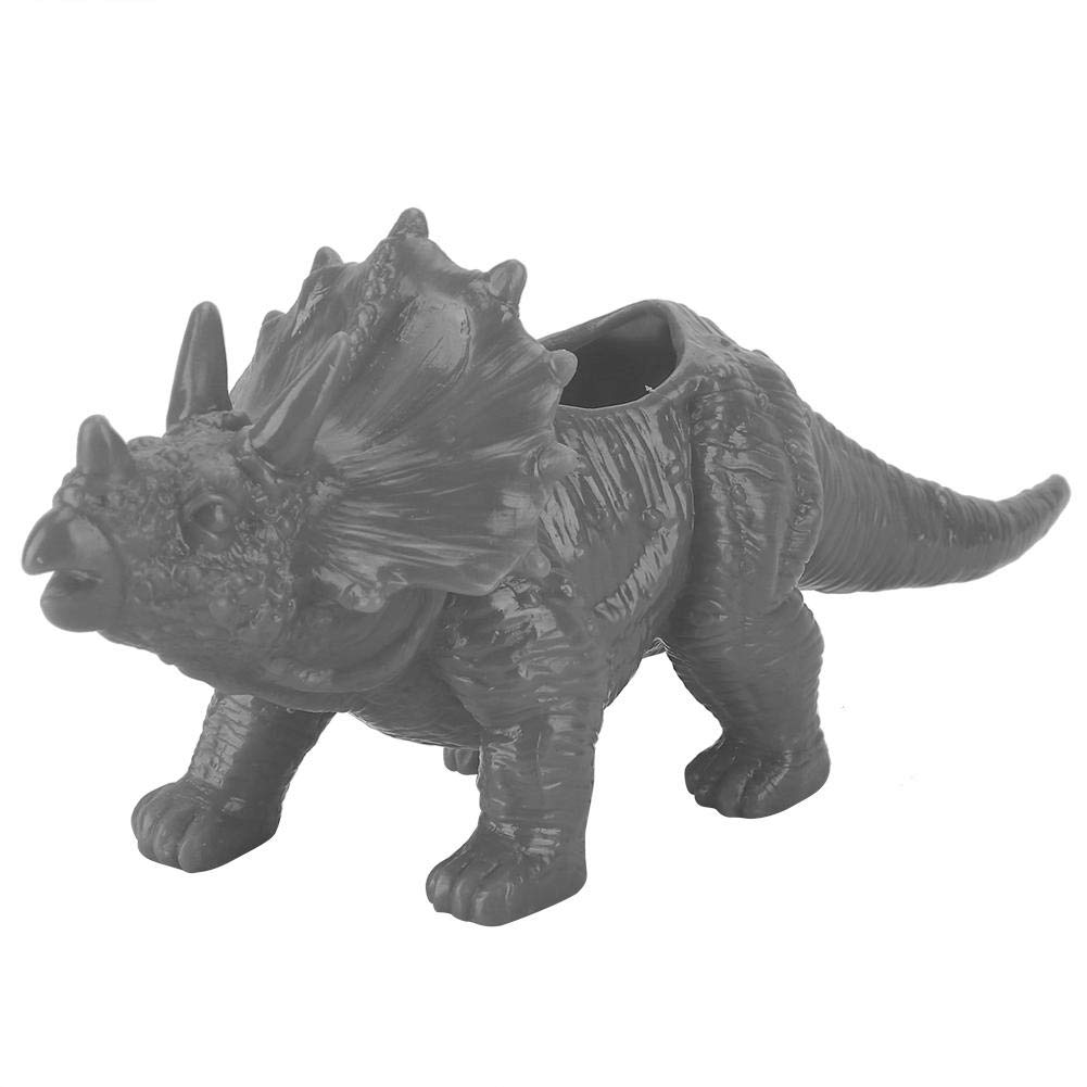 Triceratops Dinosaur Succulent Planter - Cactus Flower Pot with Animal Design for Home & Garden Decor - Perfect for Succulents, Cacti, and Small Plants in Living Room, Office, or Outdoor Spaces