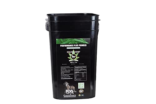 Performance Plus Powder Equine Hemp Supplement for Horses - 12 lbs (150 Servings) | Supports Calmness, Joint Health & Recovery | Ideal for Training, Competition & Daily Wellness