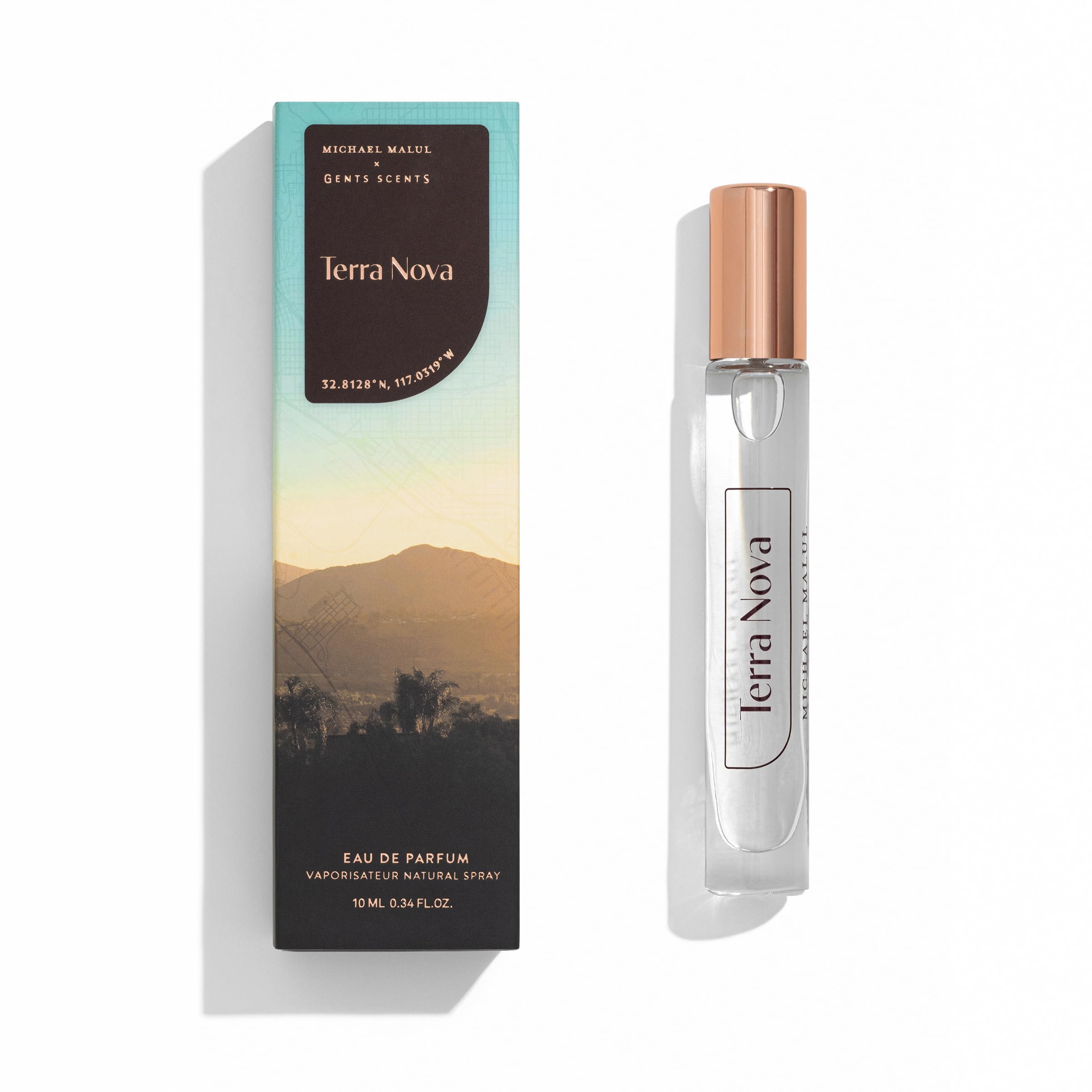 Michael Malul Terra Nova Eau de Parfum - 10ml Travel Size Perfume for Women & Men | Luxury Fragrance Gift Set | Perfect for Travel, Office & Date Night