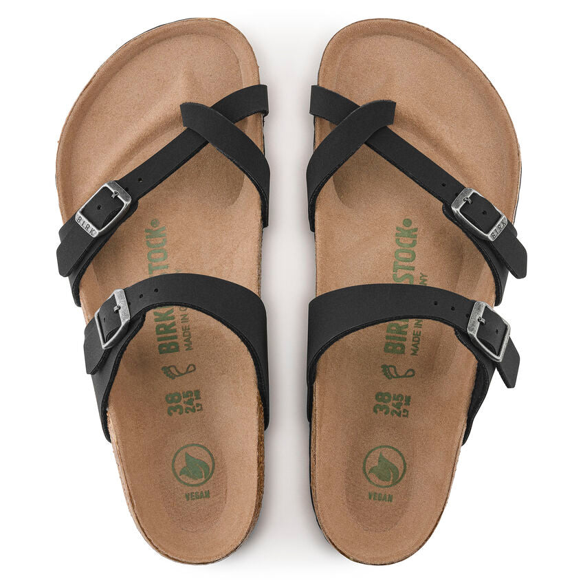 Birkenstock Mayari Vegan Sandals - Comfortable & Stylish Women's Birkibuc Footbed Sandals for Casual Wear, Walking & Outdoor Activities