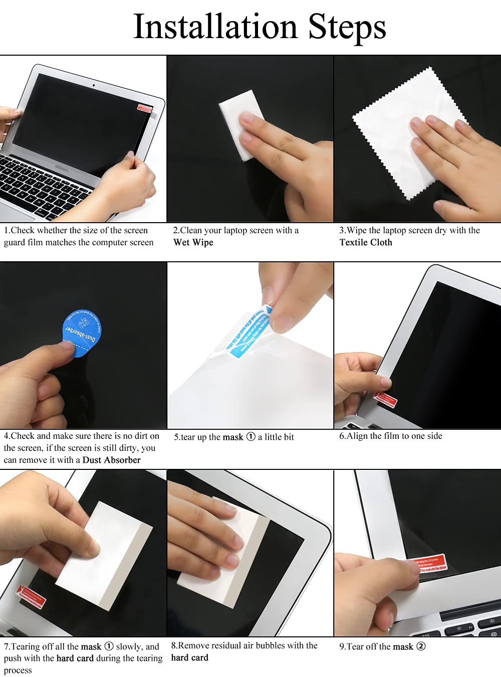 3-Pack Anti-Glare Matte Screen Protector for 2024 MacBook Pro 14