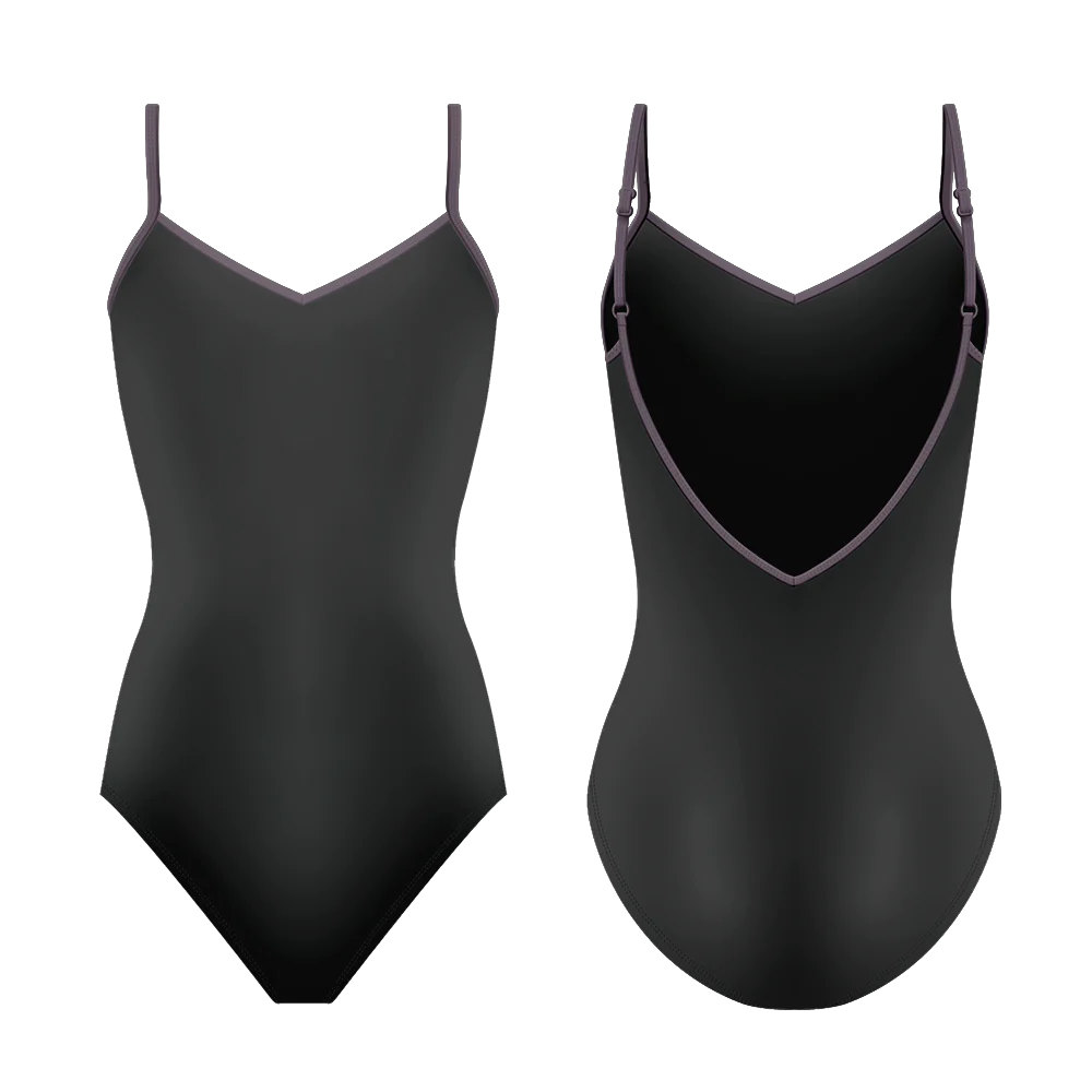 Monroe Jet Leotard - Women's Dance Leotard for Ballet, Gymnastics & Performance - Stretchy Comfort Fit with Breathable Fabric - Perfect for Dance Classes, Recitals & Competitions