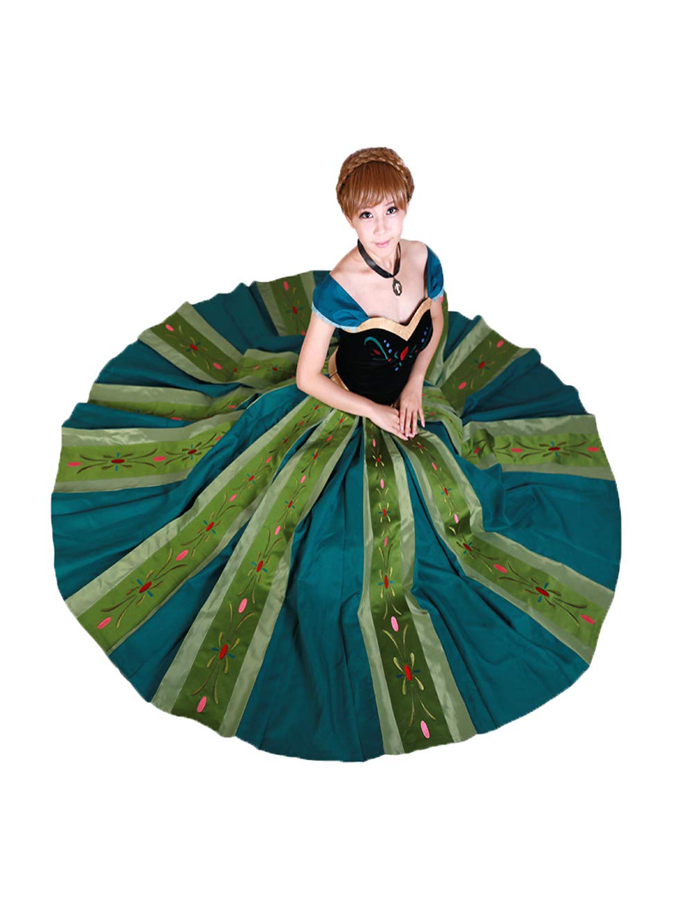 Ainiel Women's Princess Costume for Halloween, Cosplay, Dress Up & Role Play - Elegant Party Outfit for Adults & Teens