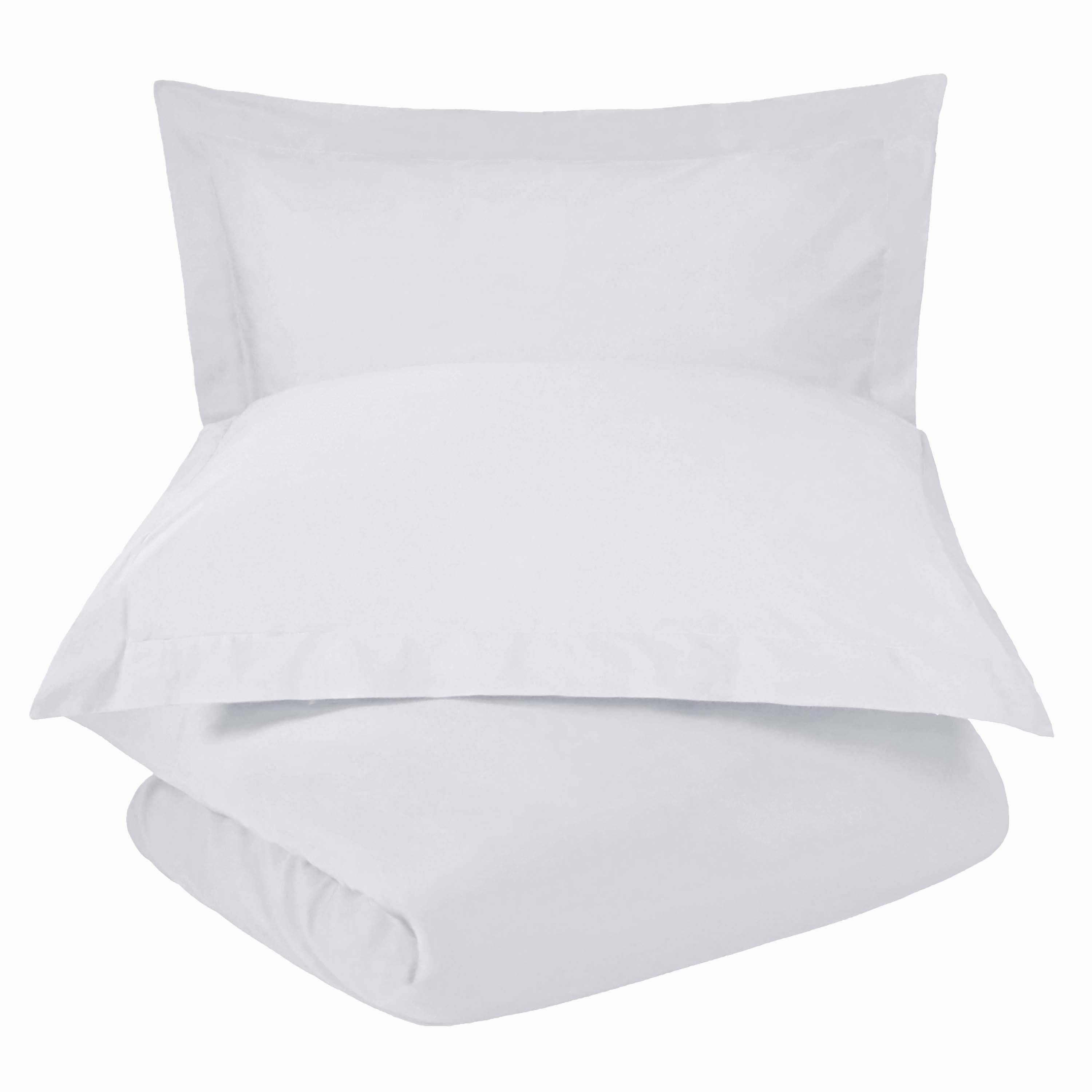 Wrinkle Resistant Cotton Blend Duvet Cover Set - Soft & Durable Bedding for All Seasons | Perfect for Master Bedroom, Guest Room & College Dorm