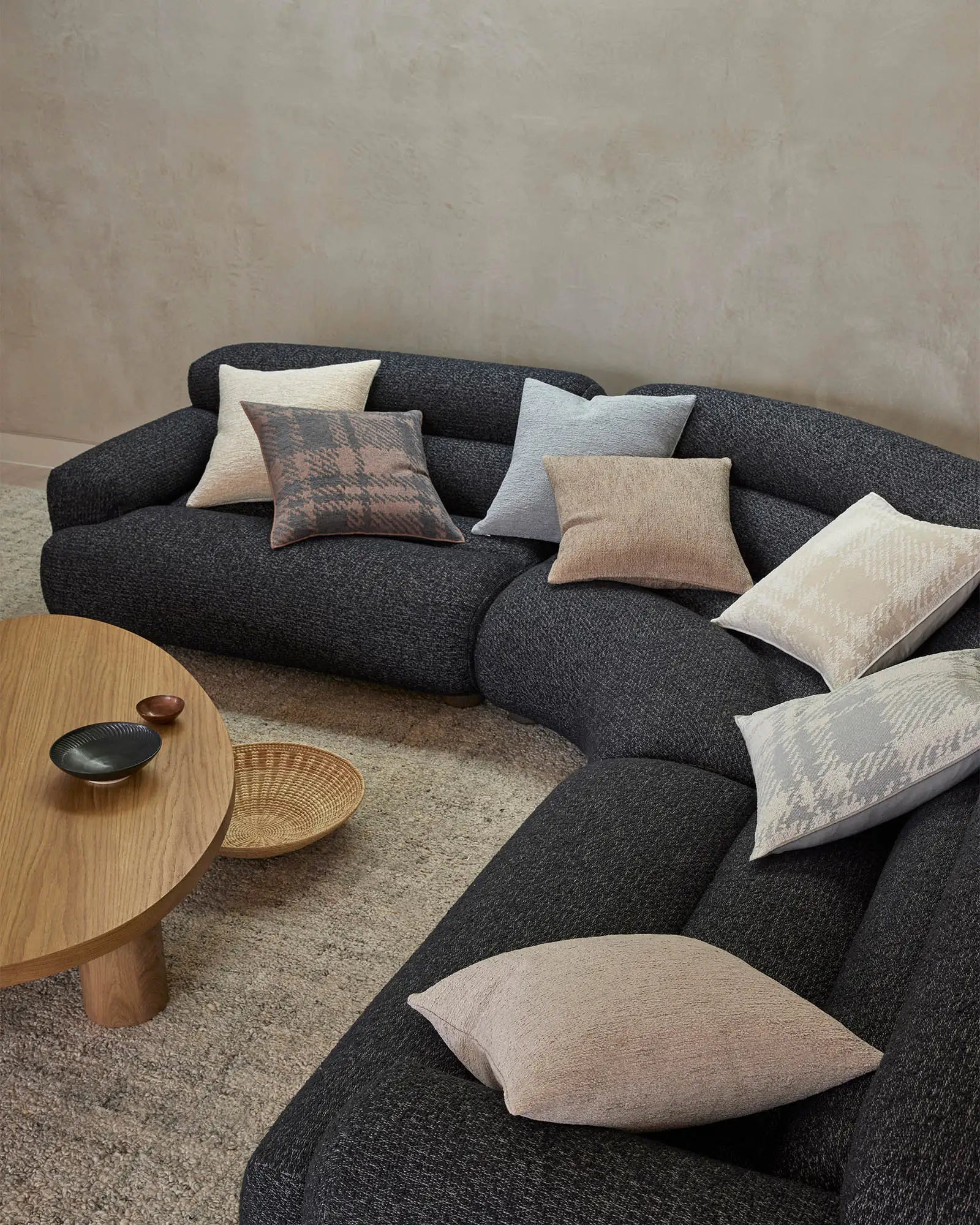 Premium Laurent Cushion Chai - Soft & Comfortable Decorative Throw Pillow for Sofa, Bed, Living Room - Perfect for Home Decor, Cozy Reading Nook & Relaxation