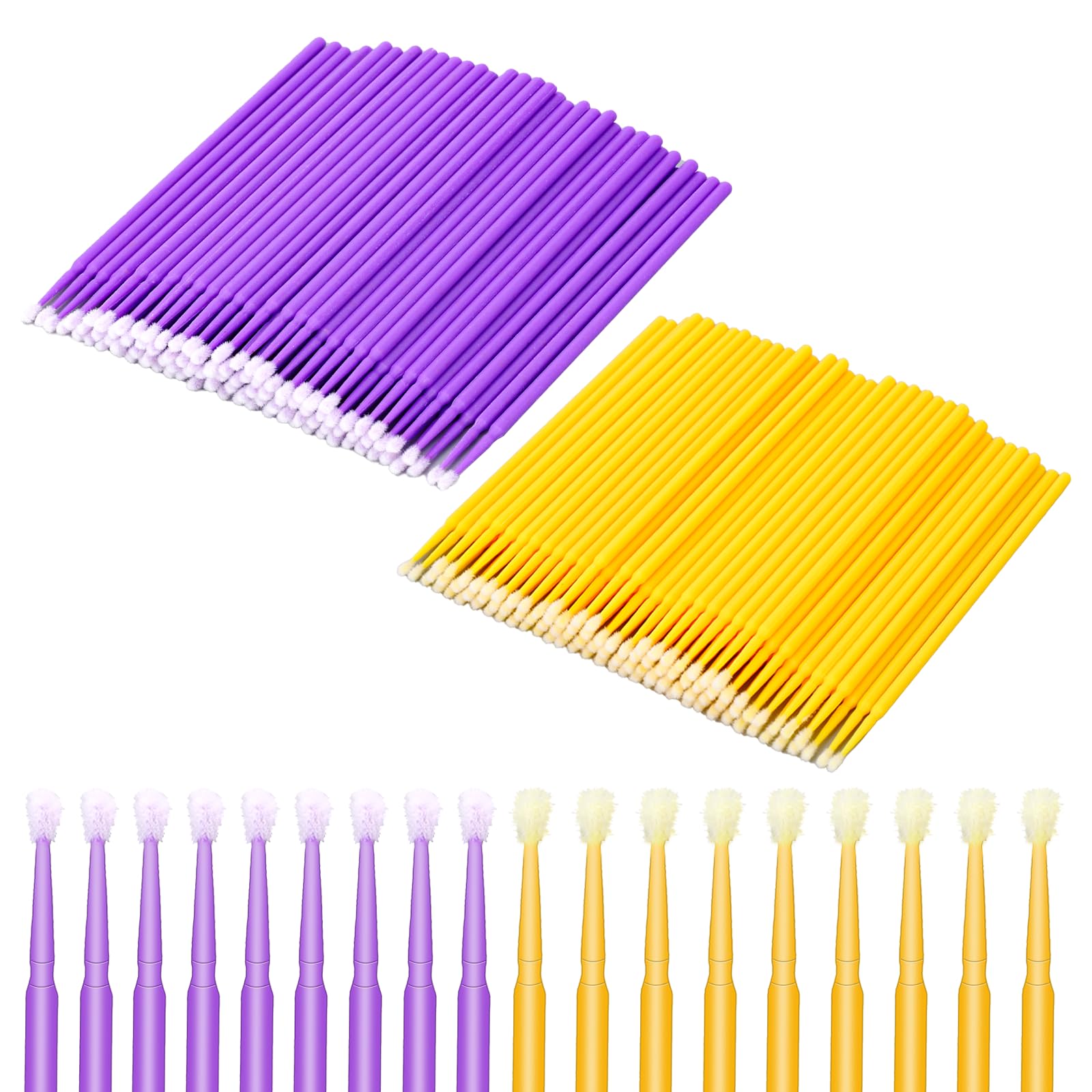 KALIONE 200-Pack Sewing Machine Cleaning Brushes - Bendable Micro Swabs with Multipurpose Pointed Tips | Disposable Cleaning Kit for Sewing Machines, Phones, Laptops & Charge Ports | Perfect for Home, Office & DIY Sewing Projects