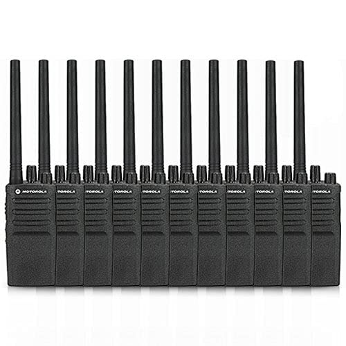 10 Pack Motorola RMV2080 Two-Way Radios Walkie Talkies for Business, Outdoor Adventures & Emergency Communication