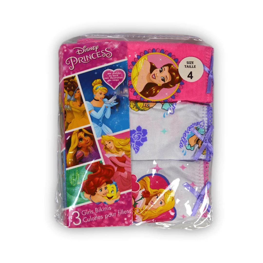 Disney Princess Girls Underwear 3-Pack - Soft Cotton Panties for Kids - Perfect for School, Playtime & Everyday Comfort