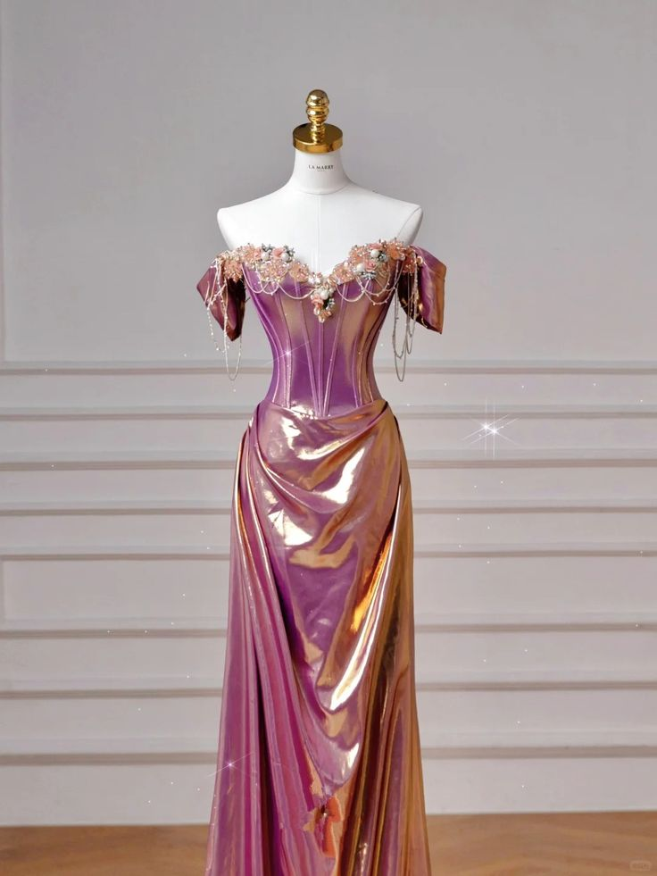 Elegant Beaded Mermaid Prom Dress Off-The-Shoulder Long Evening Gown J6730 - Perfect for Homecoming, Formal Dances & Special Occasions