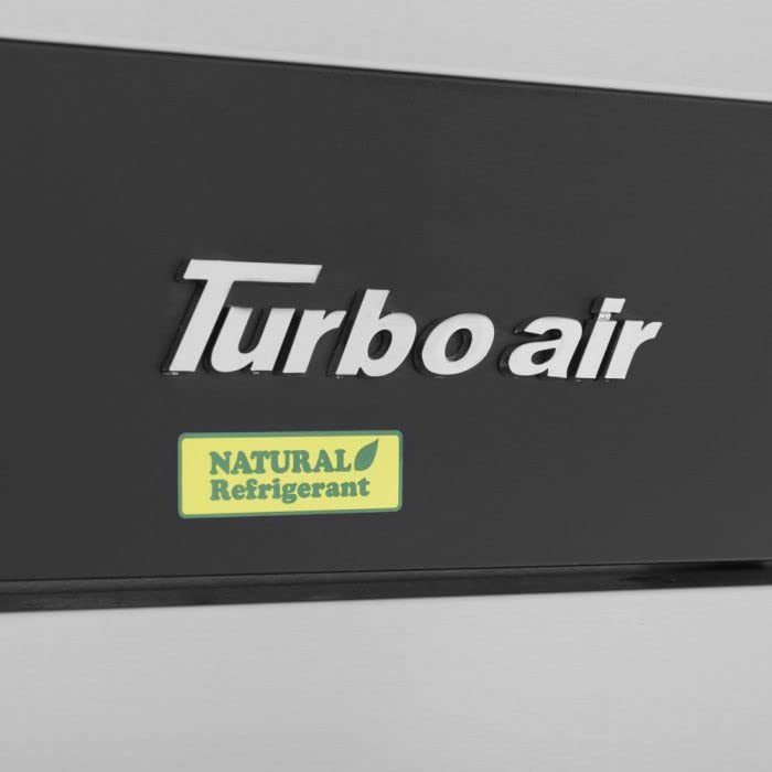 Turbo Air Commercial Upright Refrigerator - Heavy Duty Stainless Steel Kitchen Fridge for Restaurants, Cafes, Bars & Catering Businesses - Perfect for Food Storage & Beverage Cooling
