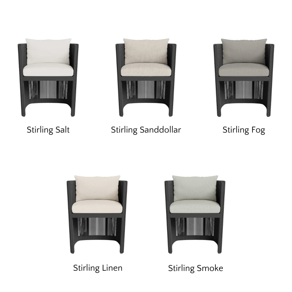 Antigua Outdoor Dining Armchair - Weather-Resistant Patio Chair for Garden, Poolside & Restaurant Use - Comfortable & Durable All-Weather Furniture