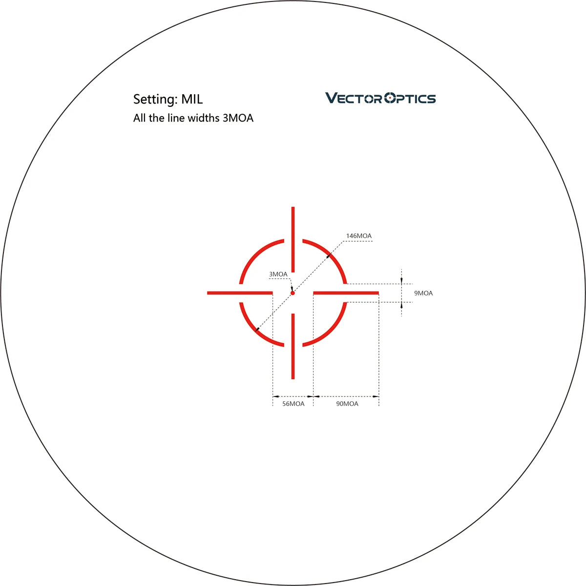 Vector Optics Calypos 1x30/3x32 Prism Riflescope - CQB Style Red Dot Sight for AR15 & M4 Rifles with Tactical Reticle - Fast Target Acquisition for Home Defense, Hunting & Tactical Shooting