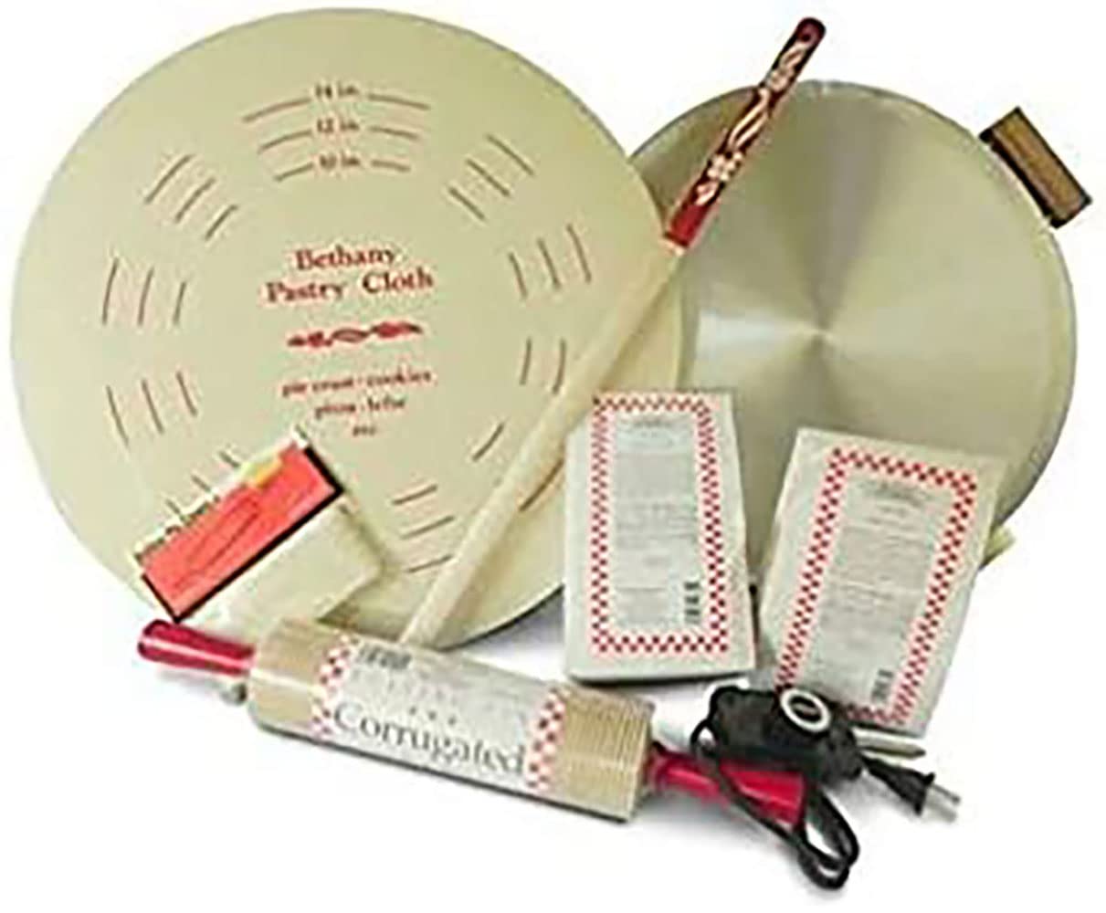 Bethany Housewares 760 Aluminum Lefse Griddle with Starter Kit – Perfect for Making Traditional Lefse, Pancakes & Flatbreads at Home