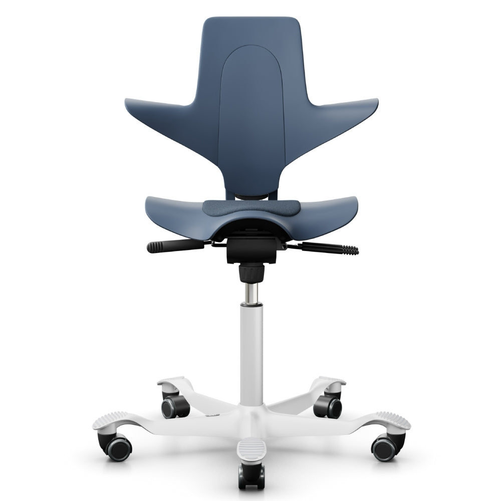 HÅG Capisco 8010 Ergonomic Saddle Chair - Adjustable Height & Tilt for Office & Home Workspace - Perfect for Standing Desks, Computer Work & Creative Studios