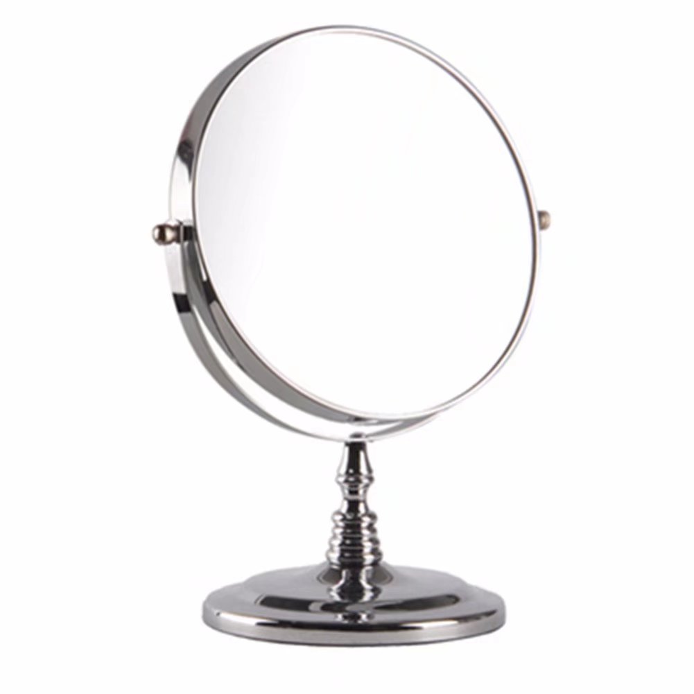 360° Rotating 3x Magnifying Cosmetic Mirror - Two-Sided Folding Portable Dressing Mirror for Makeup, Travel & Vanity Table | Perfect for Home, Salon & Professional Makeup Artists