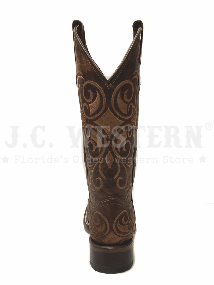 Circle G L5795 Women's Western Embroidery Cowboy Boots in Honey Brown - Perfect for Rodeo, Country Dancing & Casual Wear
