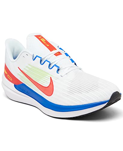 White Bright Crimson Racer Blue