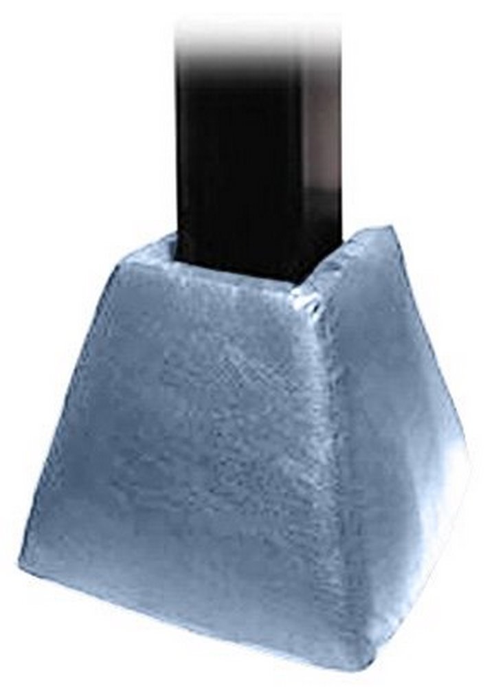 First Team Premium Basketball Pole Gusset Pad for 6-Inch Square Poles - Columbia Blue - Durable Protective Padding for Gym, Court & Outdoor Basketball Equipment