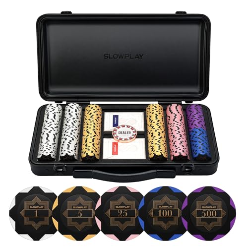 300 Chips With Numbered Values