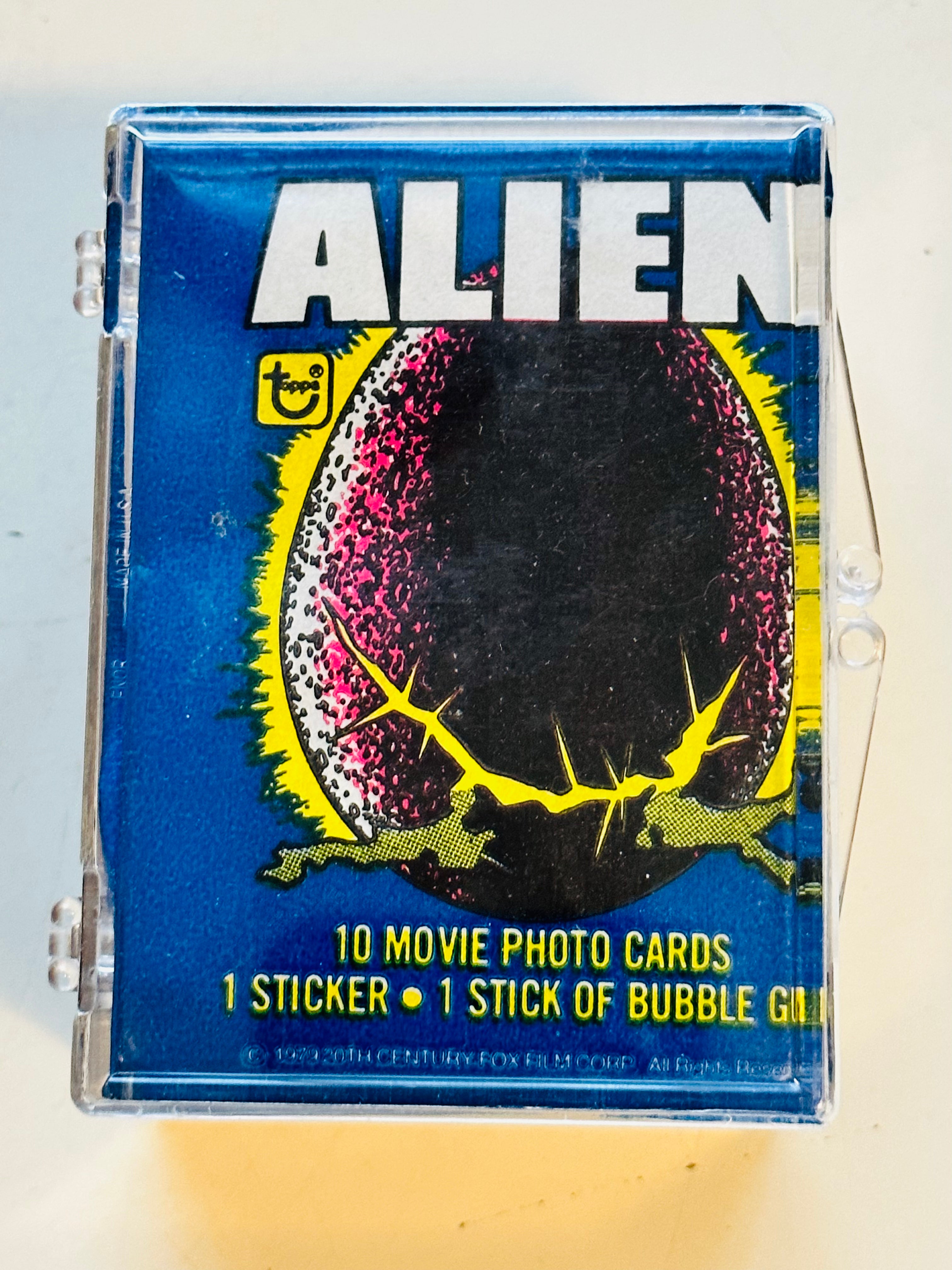 Vintage 1979 Alien Movie Trading Cards & Stickers Set - First Edition Collectible - Perfect for Sci-Fi Fans & Nostalgic Gift Ideas