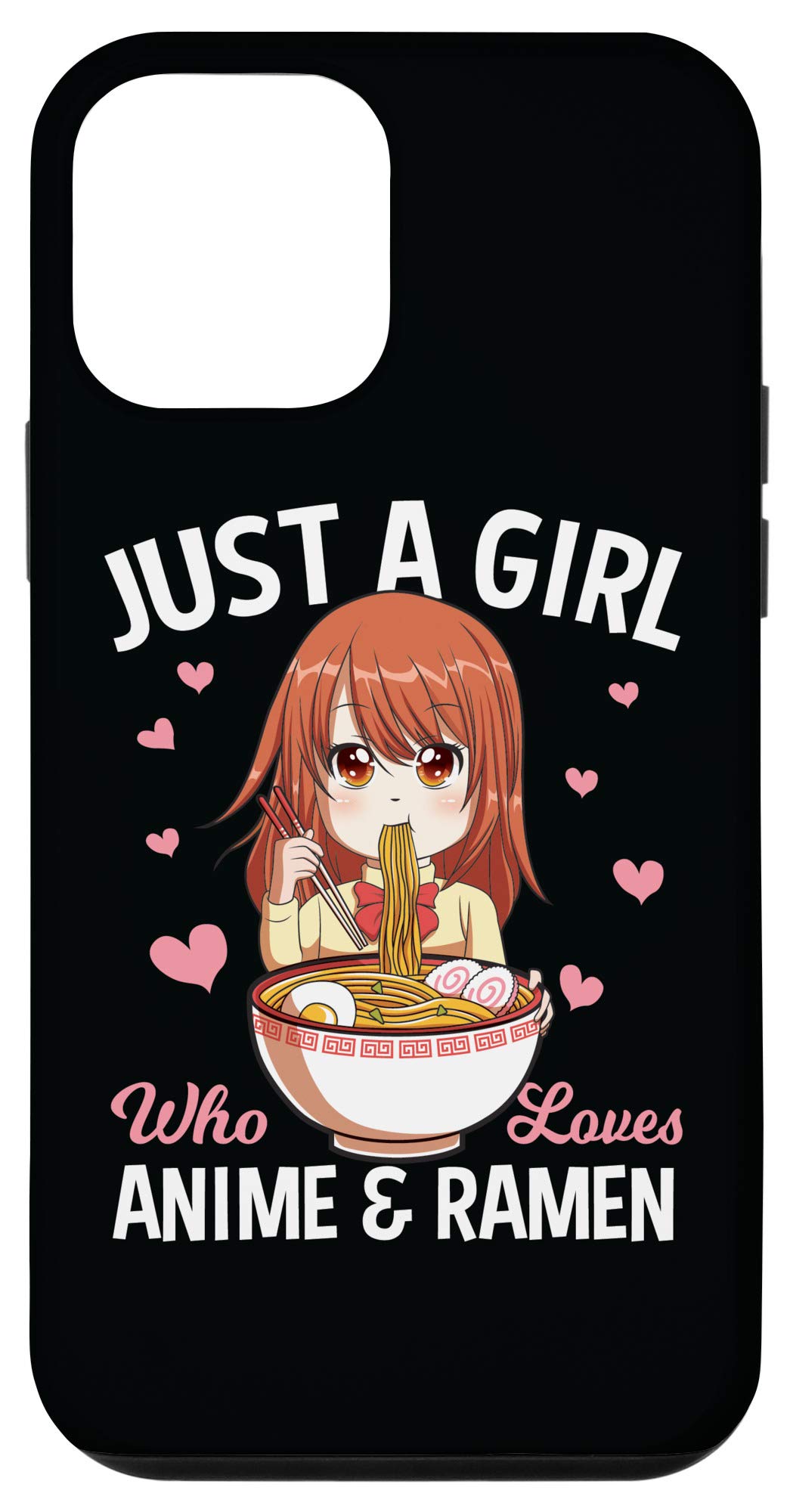 iPhone 12 Mini Anime Lovers Case - Cute Kawaii Ramen Design Protective Phone Cover for Girls - Perfect Gift for Anime Fans & Japanese Culture Enthusiasts - Great for School, Work, Travel & Everyday Use