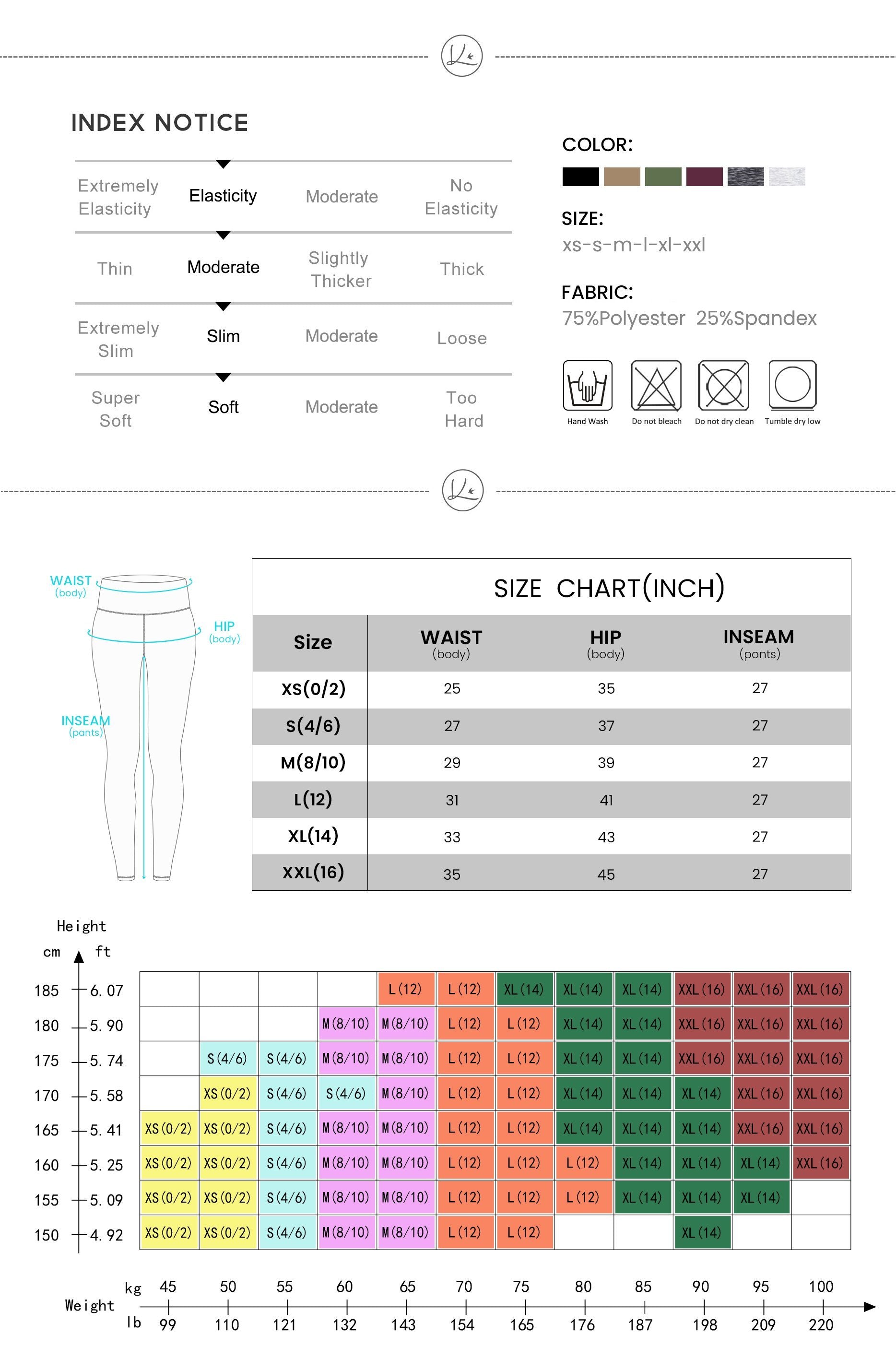 High Waisted Tummy Control Leggings for Women - Butt Lifting Yoga Pants with Peach Hip Design - Perfect for Workout, Running & Everyday Wear