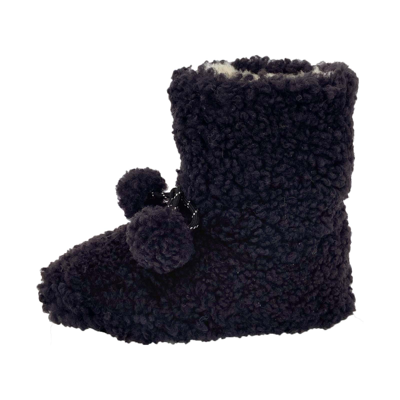Genuine Sheepskin Wren Bootie Slippers for Women - Cozy Indoor/Outdoor Winter House Shoes for Relaxing at Home