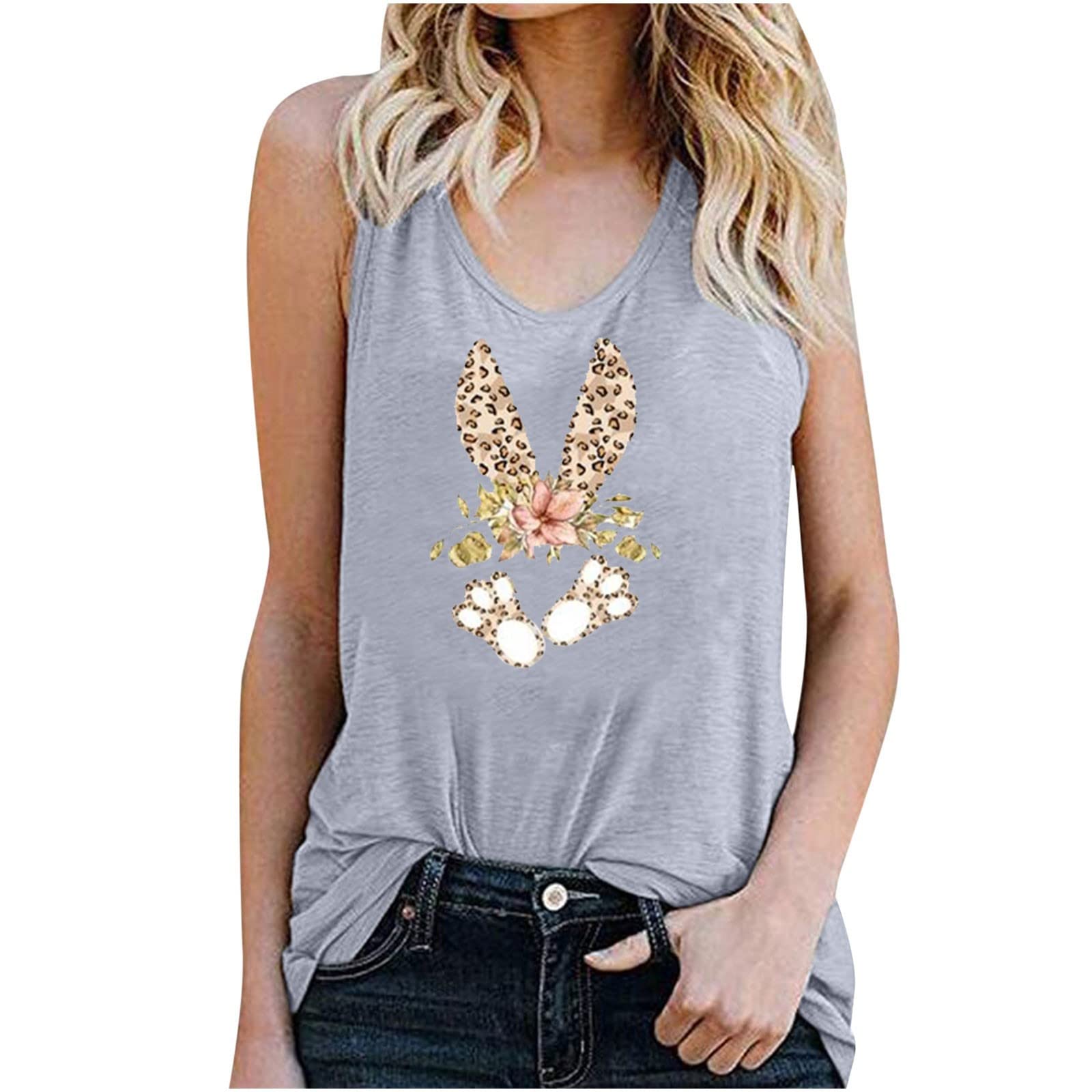 Women's Yoga Tank Tops - Breathable Sleeveless Pullover Workout Shirts for Yoga, Gym & Running | Moisture-Wicking Activewear with Stylish Prints & Solid Colors | Perfect for Fitness, Pilates & Summer Outdoor Activities