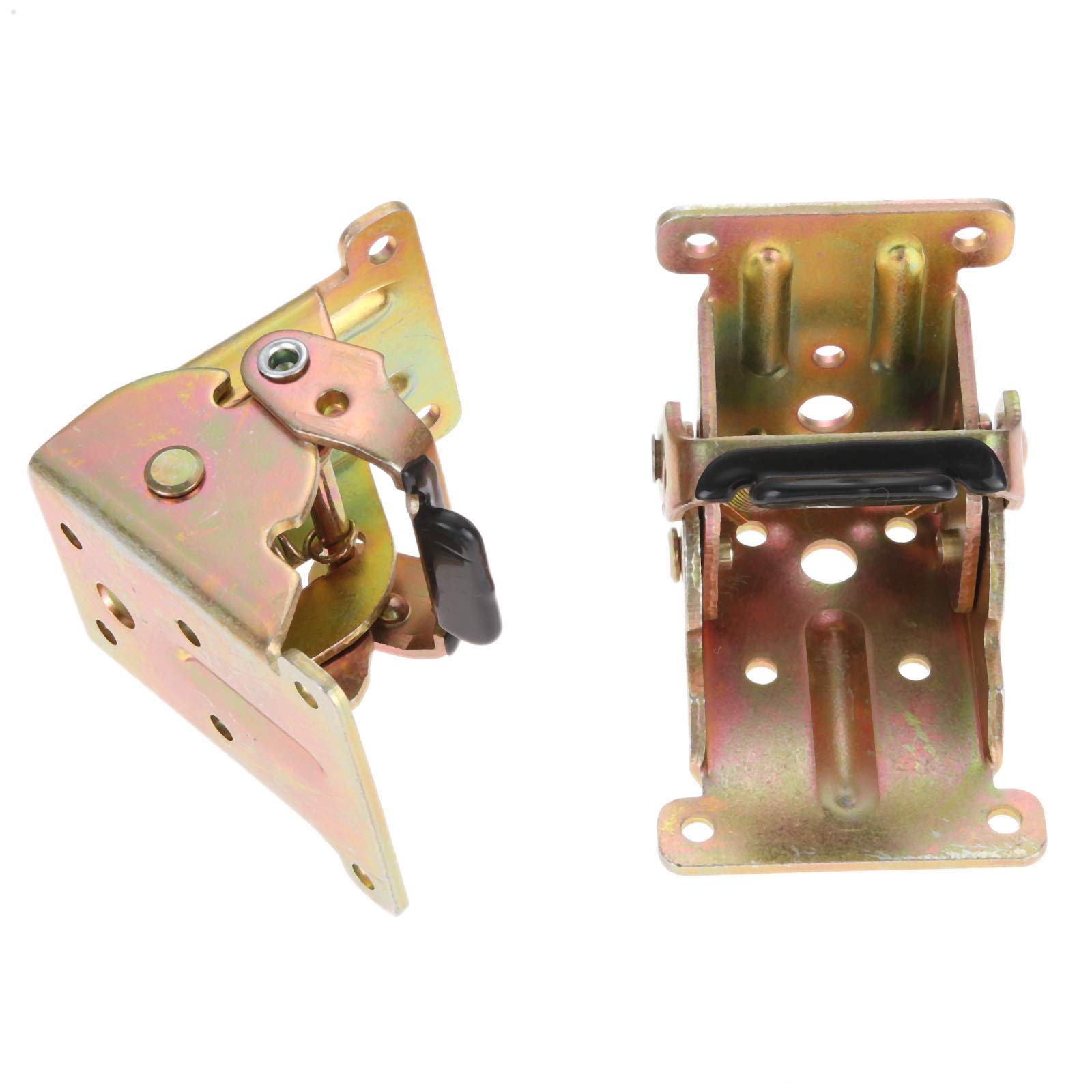 90 Degree Self-Locking Folding Hinge - Heavy Duty Iron Cabinet Hinges for Dining Tables, Chairs & Furniture Hardware - Perfect for Home, Office & DIY Projects