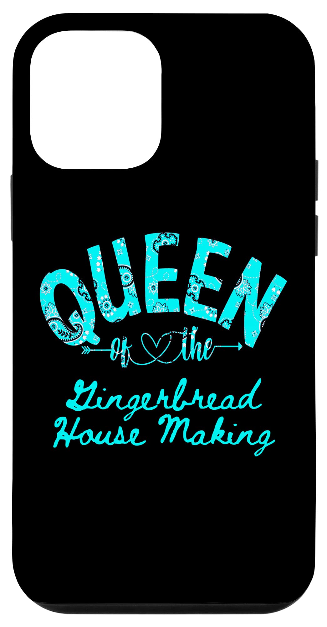 iPhone 12 Mini Case - Cute Gingerbread House Design | Protective Phone Cover for Holiday Season | Perfect for Christmas Gifts & Winter Decorations