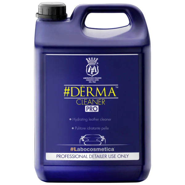 Labocosmetica DERMA CLEANER 2.0 - 4.5L Hydrating & Purifying Leather Cleaner for Cars, Furniture & Bags | Professional Leather Sanitizer & Conditioner