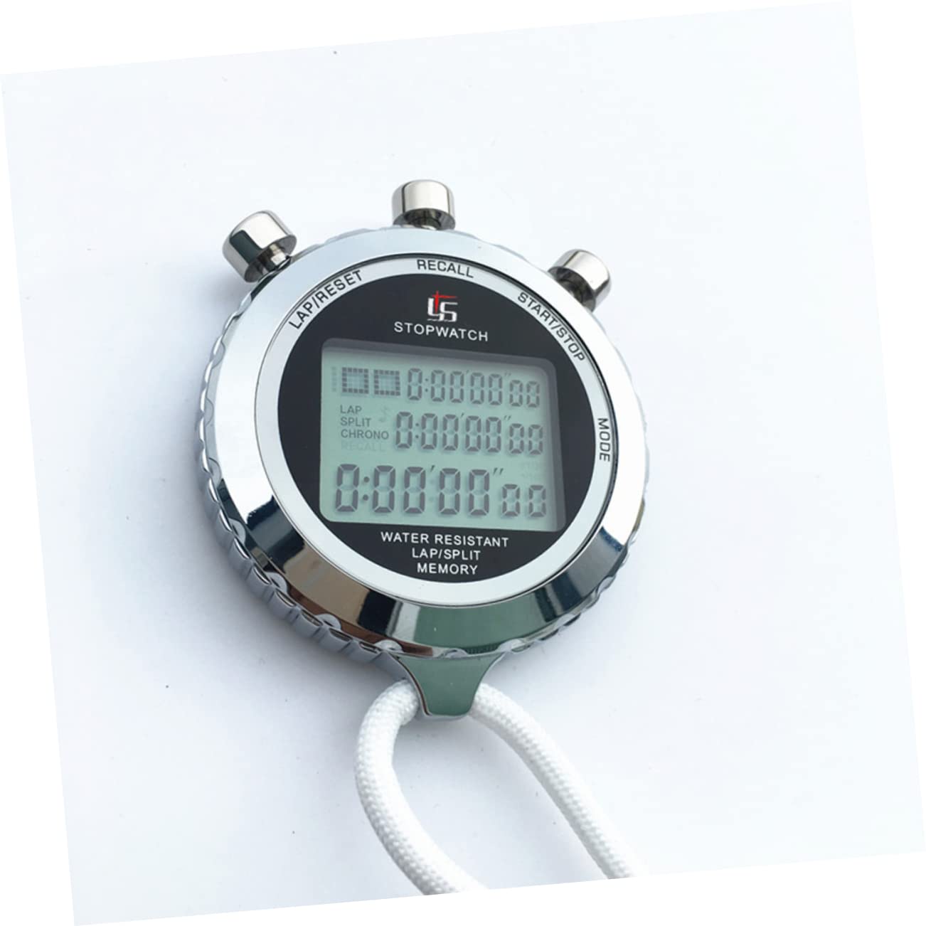 BCOATH Digital Stopwatch Timer for Athlete Training, Study, Beauty, Cooking - Waterproof Chronograph with Large Display for Gym, Kitchen, Classroom & Sports